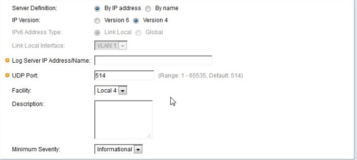 Add Remote Log Server - Mozilla Firefox