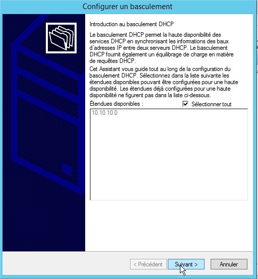 Configurer un basculement