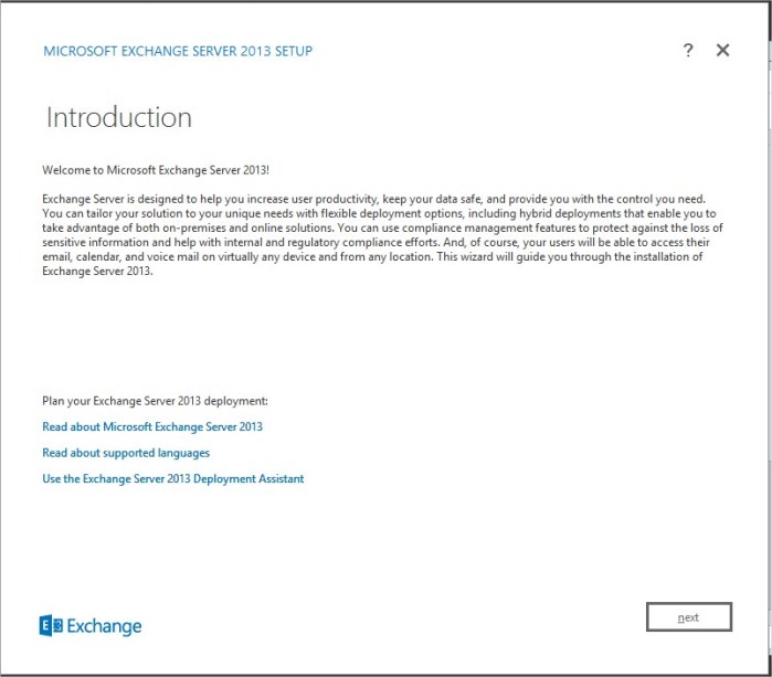 Exchange Server Setup2