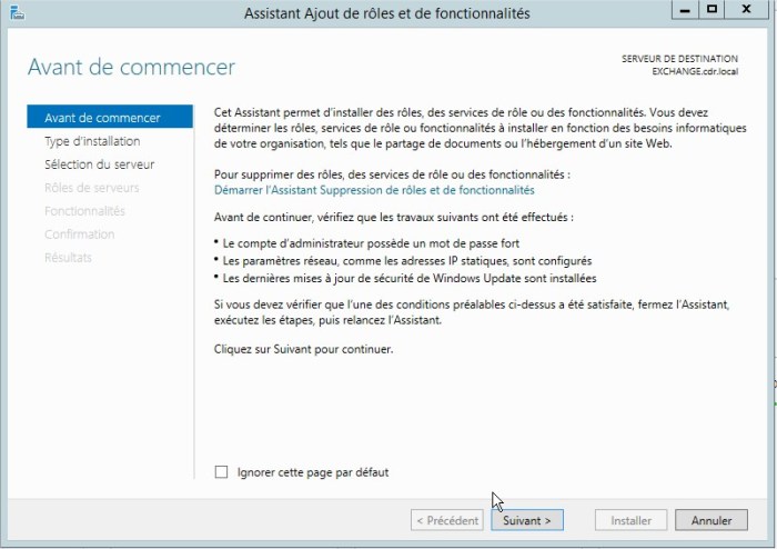 Gestionnaire de serveur