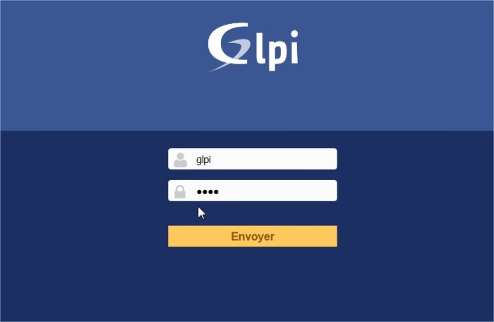 GLPI - Authentification - Mozilla Firefox