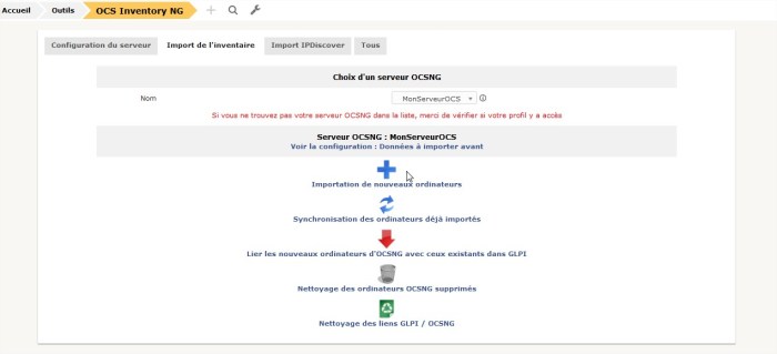 GLPI - OCS Inventory NG - Mozilla Firefox65