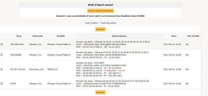 GLPI - OCS Inventory NG - Mozilla Firefox76