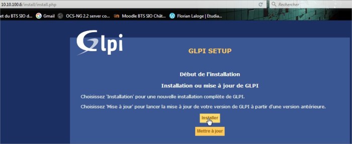 Setup GLPI3 - Mozilla Firefox